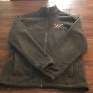 Virginia Tech Columbia Fleece Gray